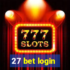 27 bet login